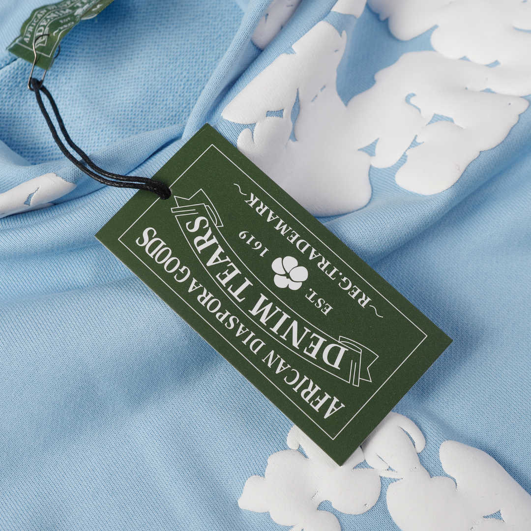 Survêtement bleu bébé en denim très