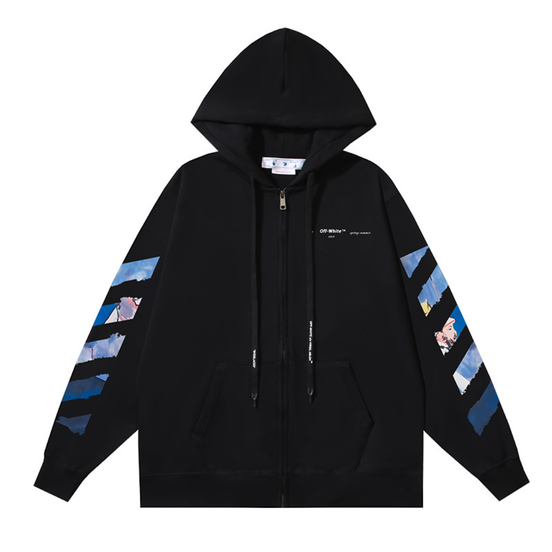 Sweat à capuche Off Monogram