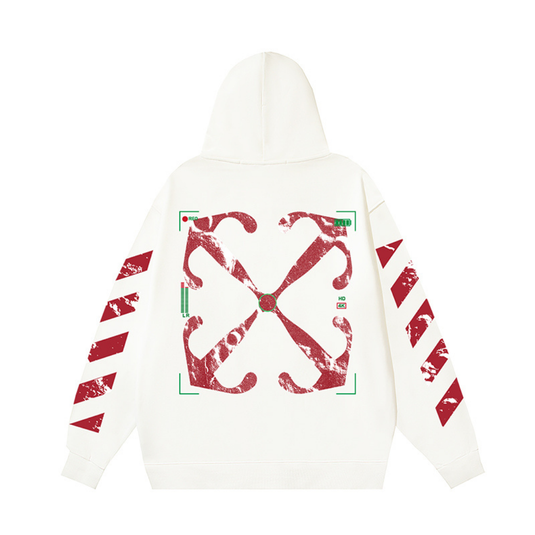Sweat à capuche Off Monogram
