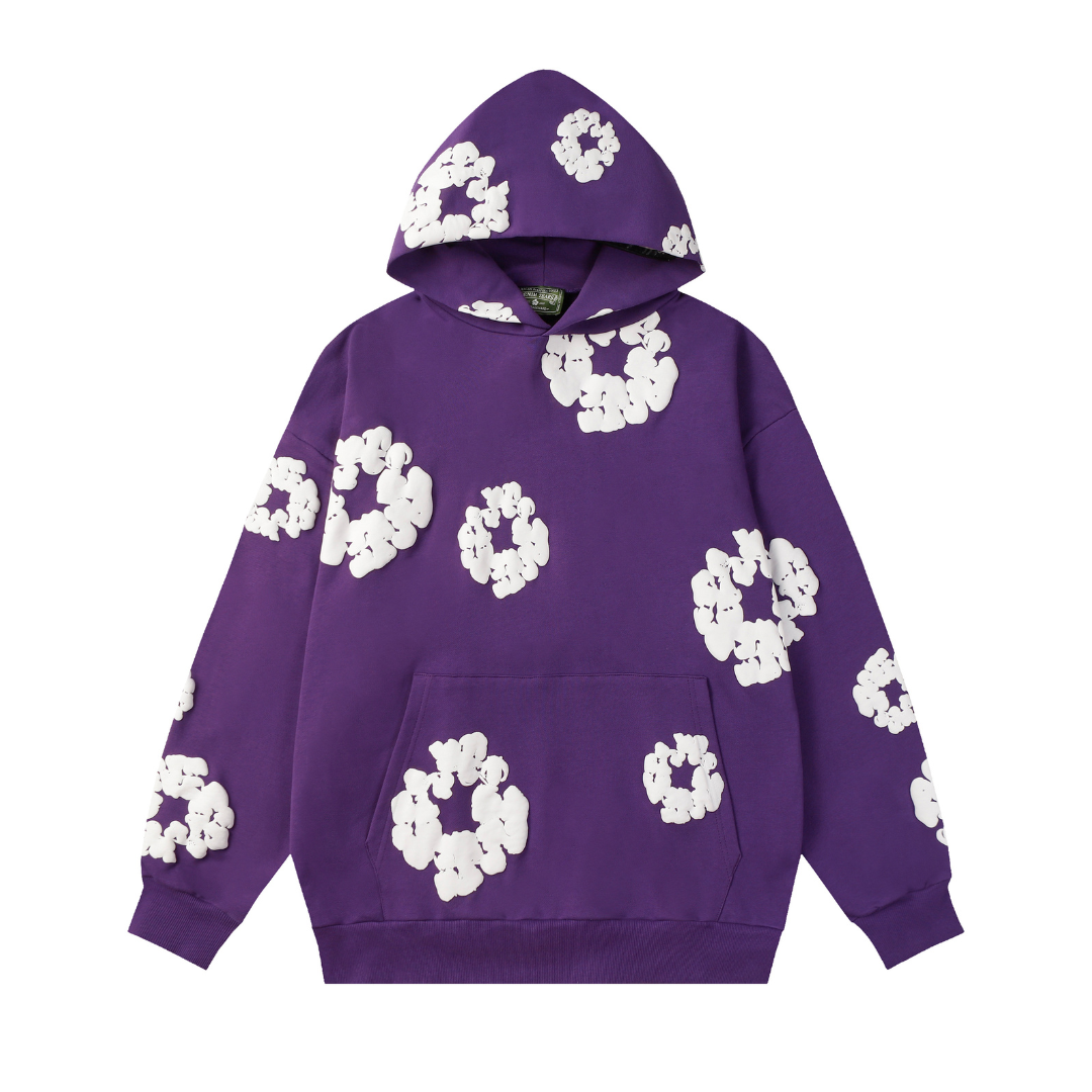 Survêtement en denim violet très foncé