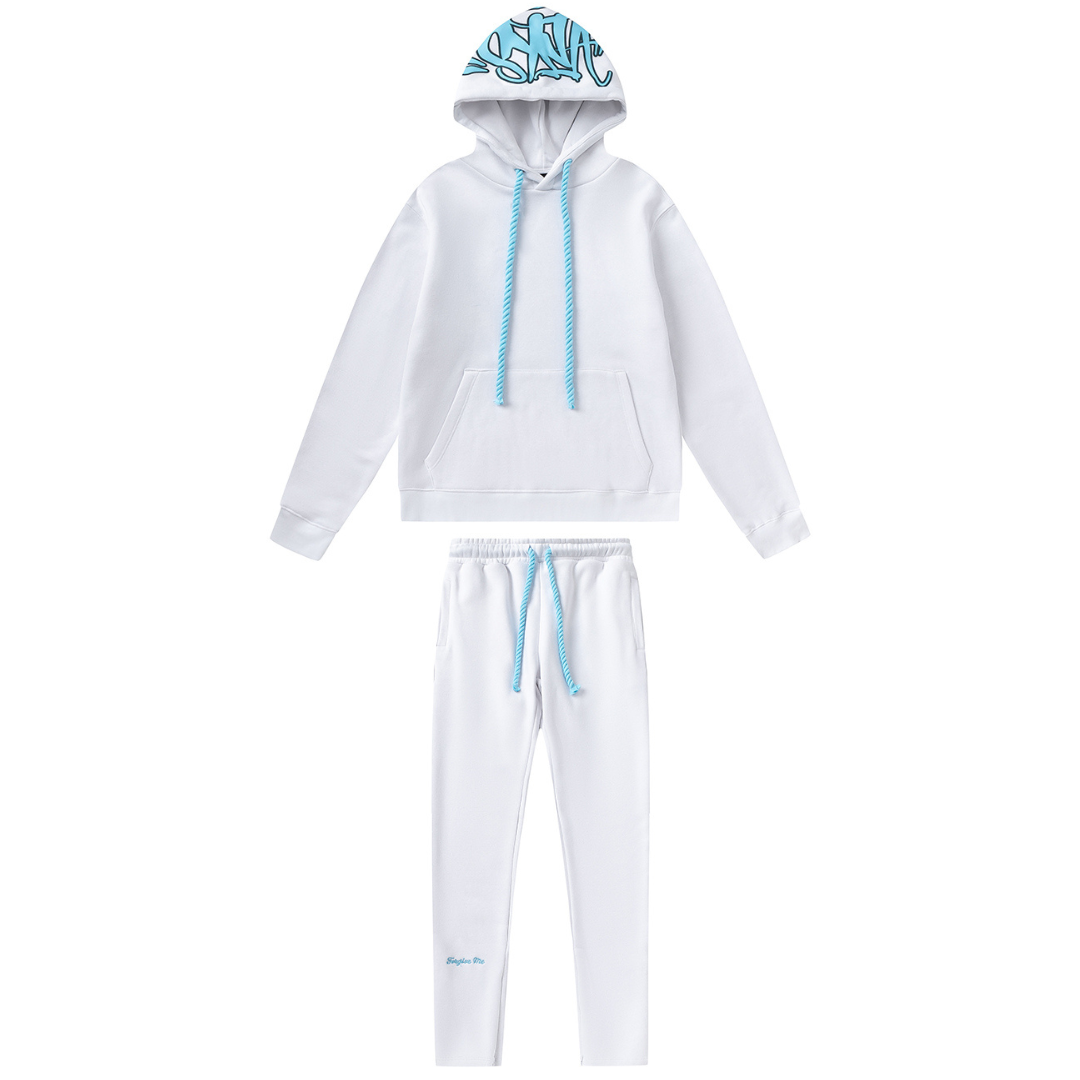 Chándal blanco y azul de Syna World