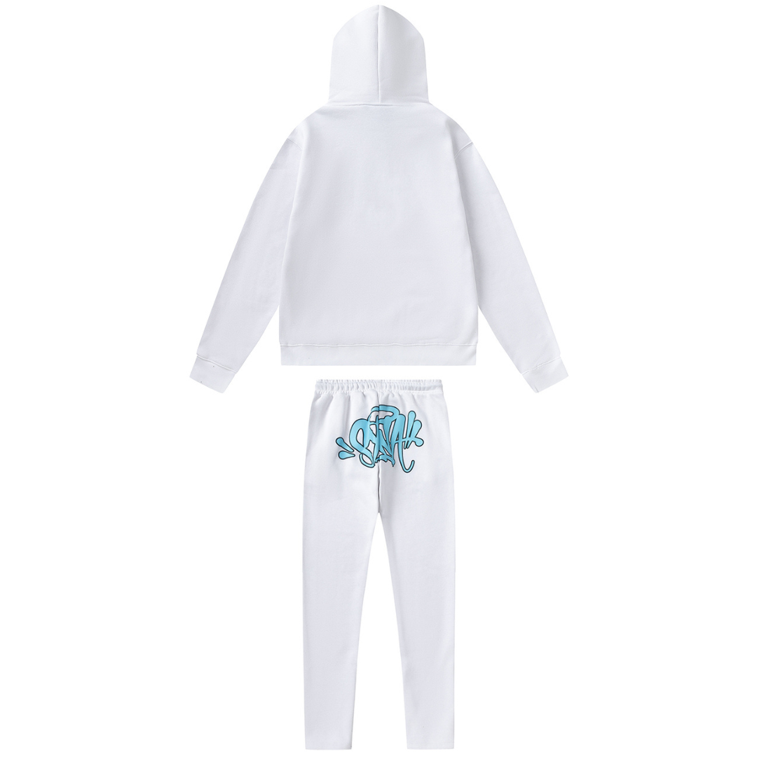 Chándal blanco y azul de Syna World