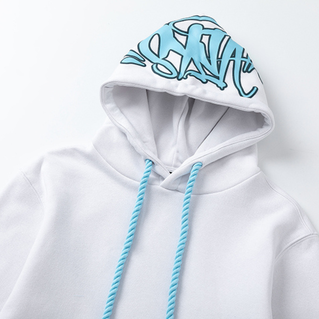 Chándal blanco y azul de Syna World