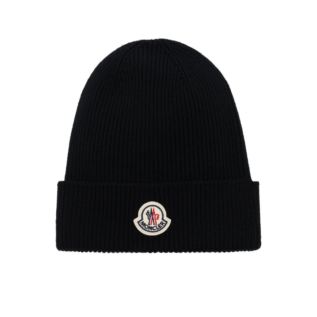 Chapeau Moncler noir