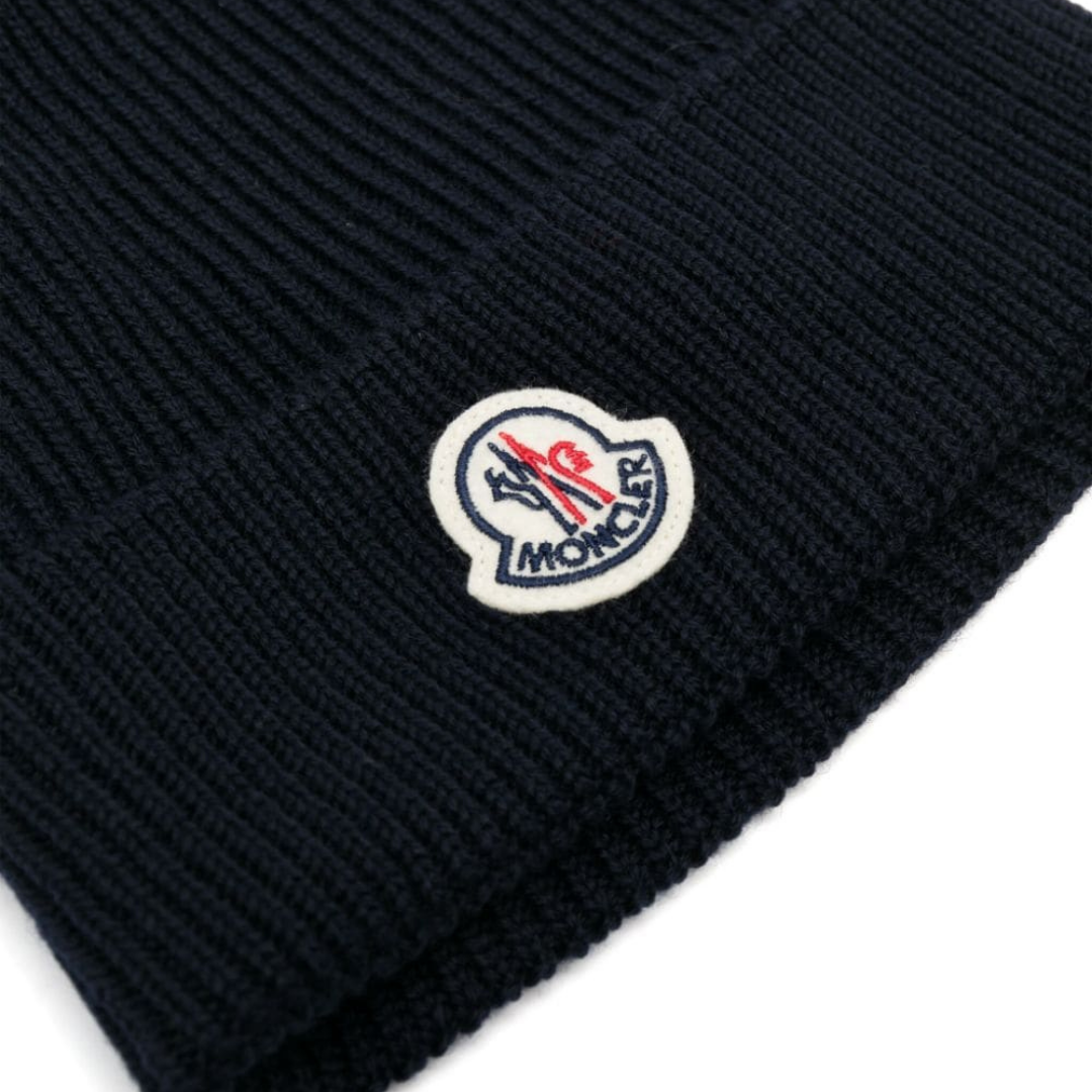 Chapeau Moncler bleu marine