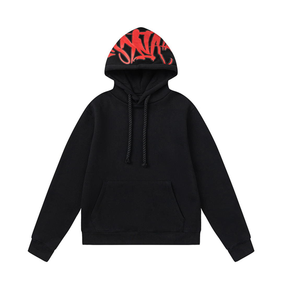 Chándal negro y rojo de Syna World