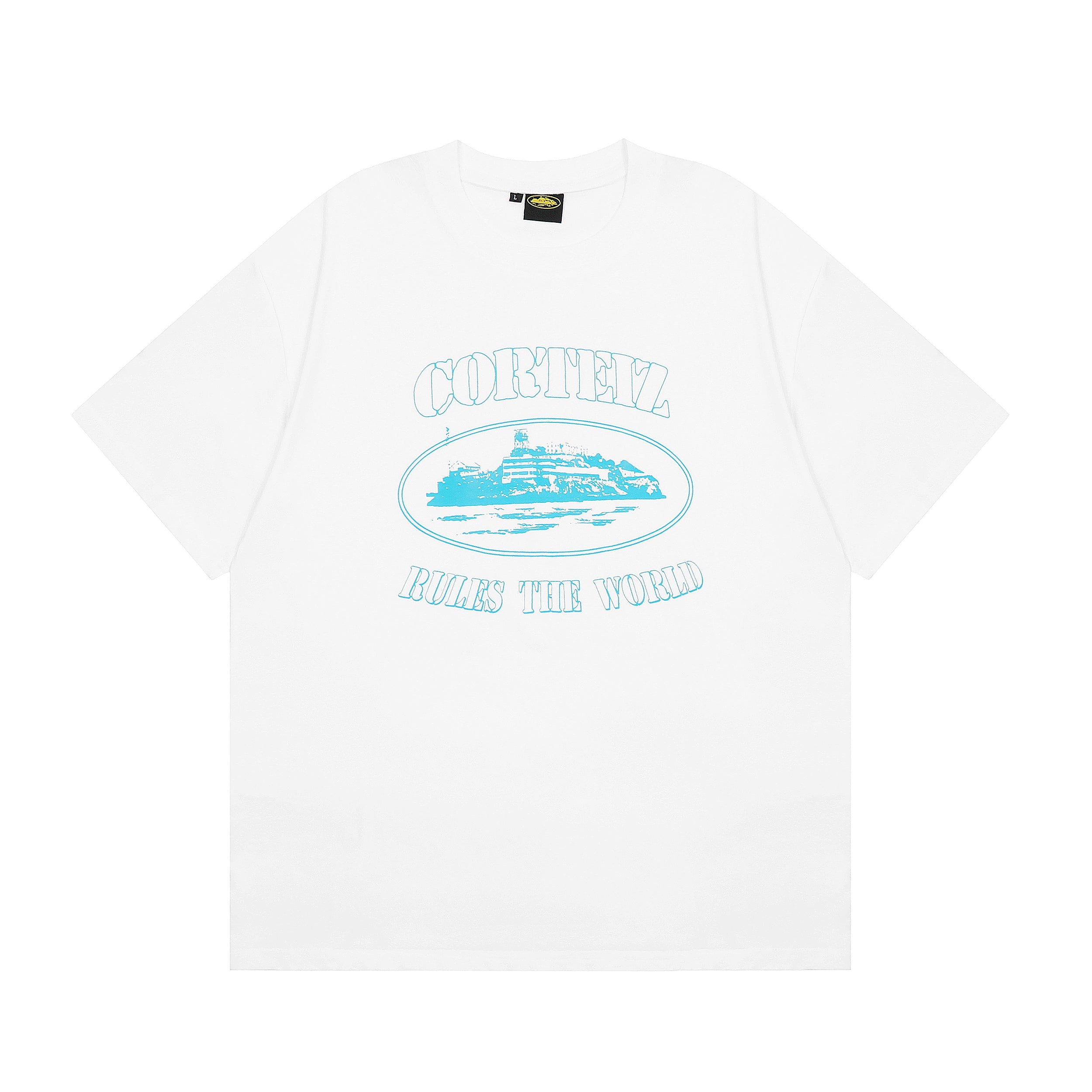 T-shirt bleu ciel Alcatraz