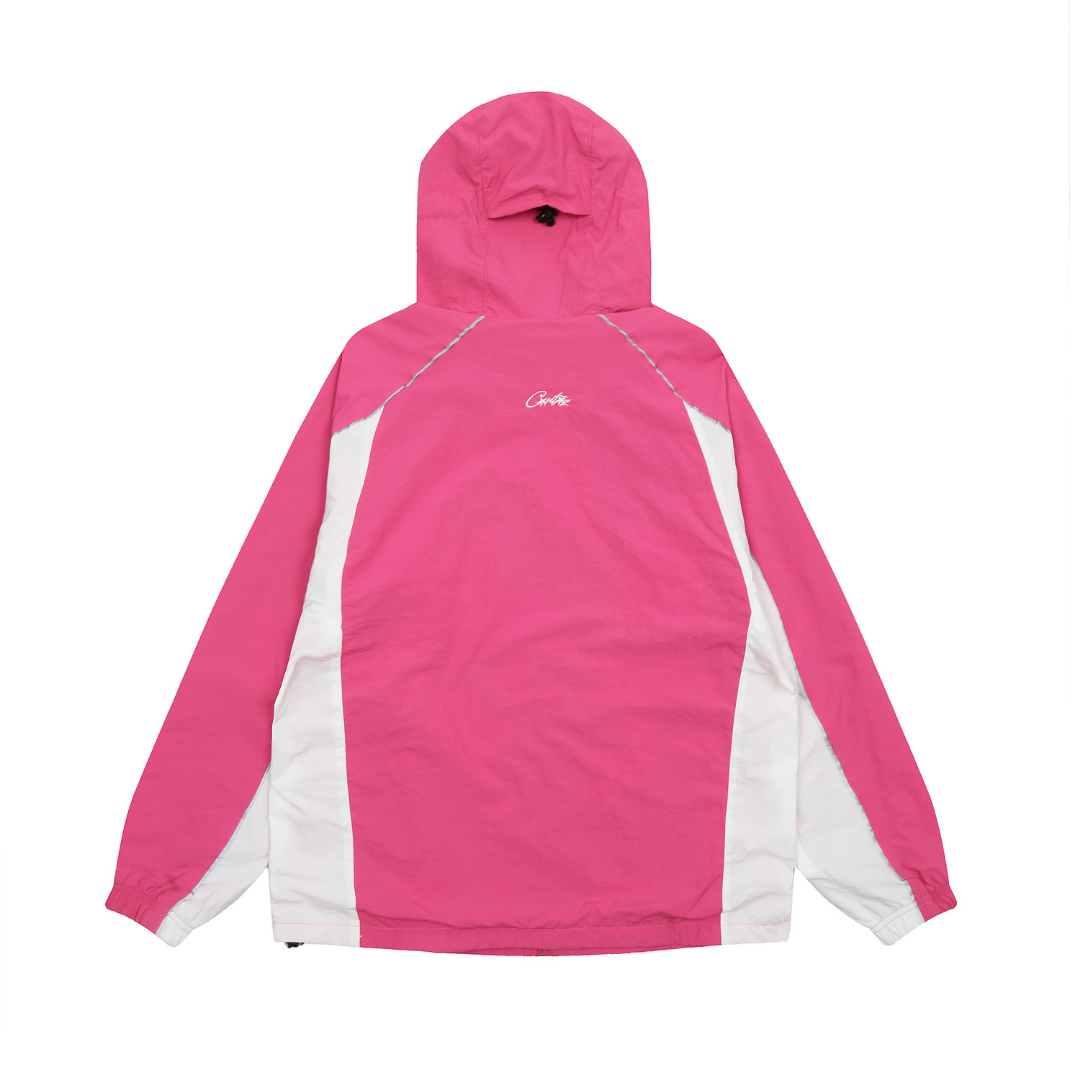Cortavientos rosa