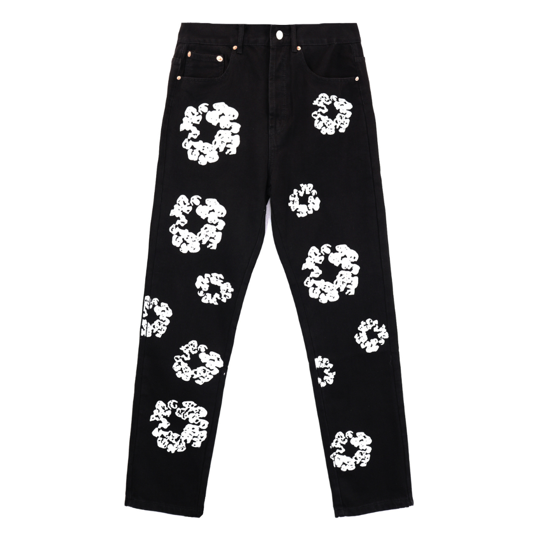 Jean en denim très noir