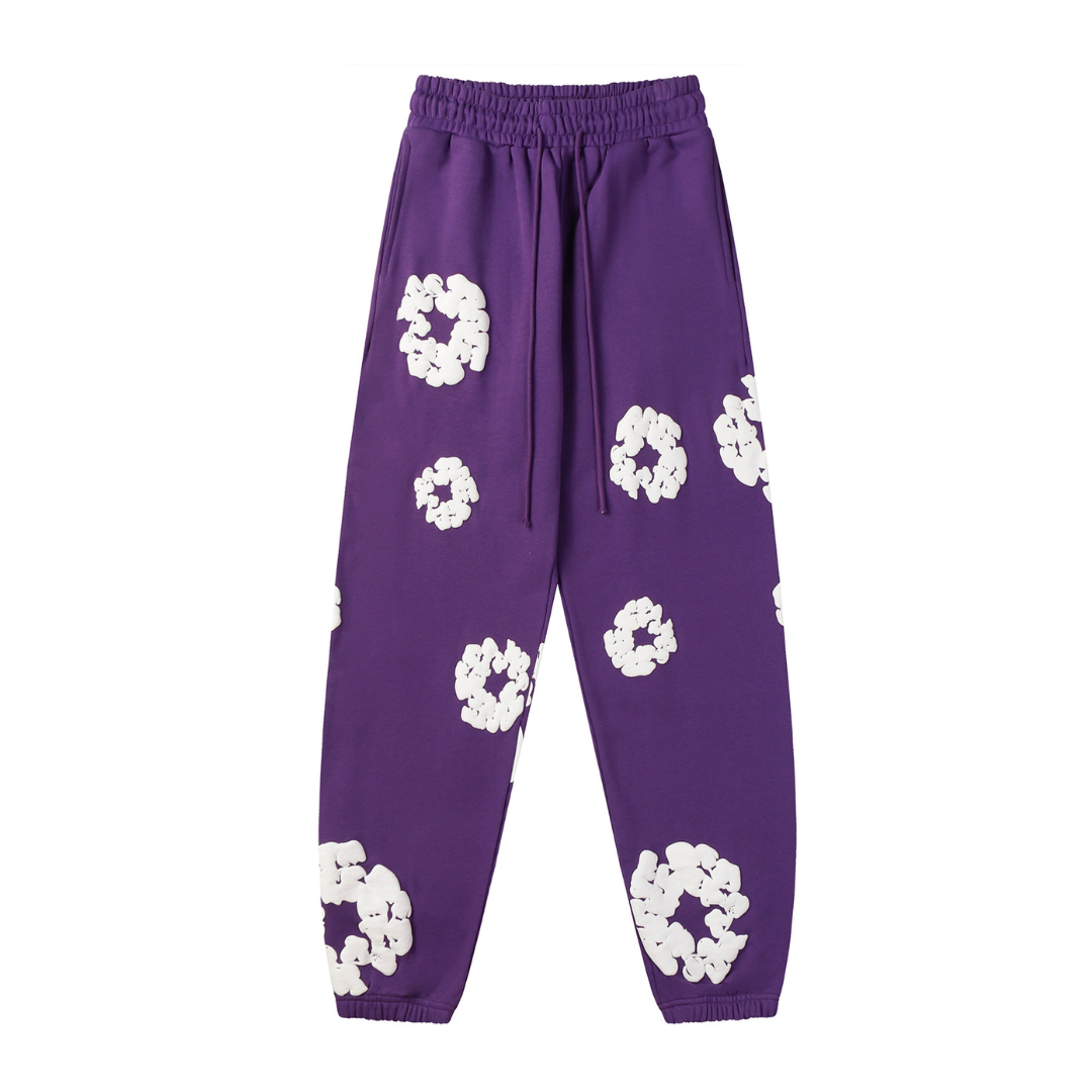 Survêtement en denim violet très foncé