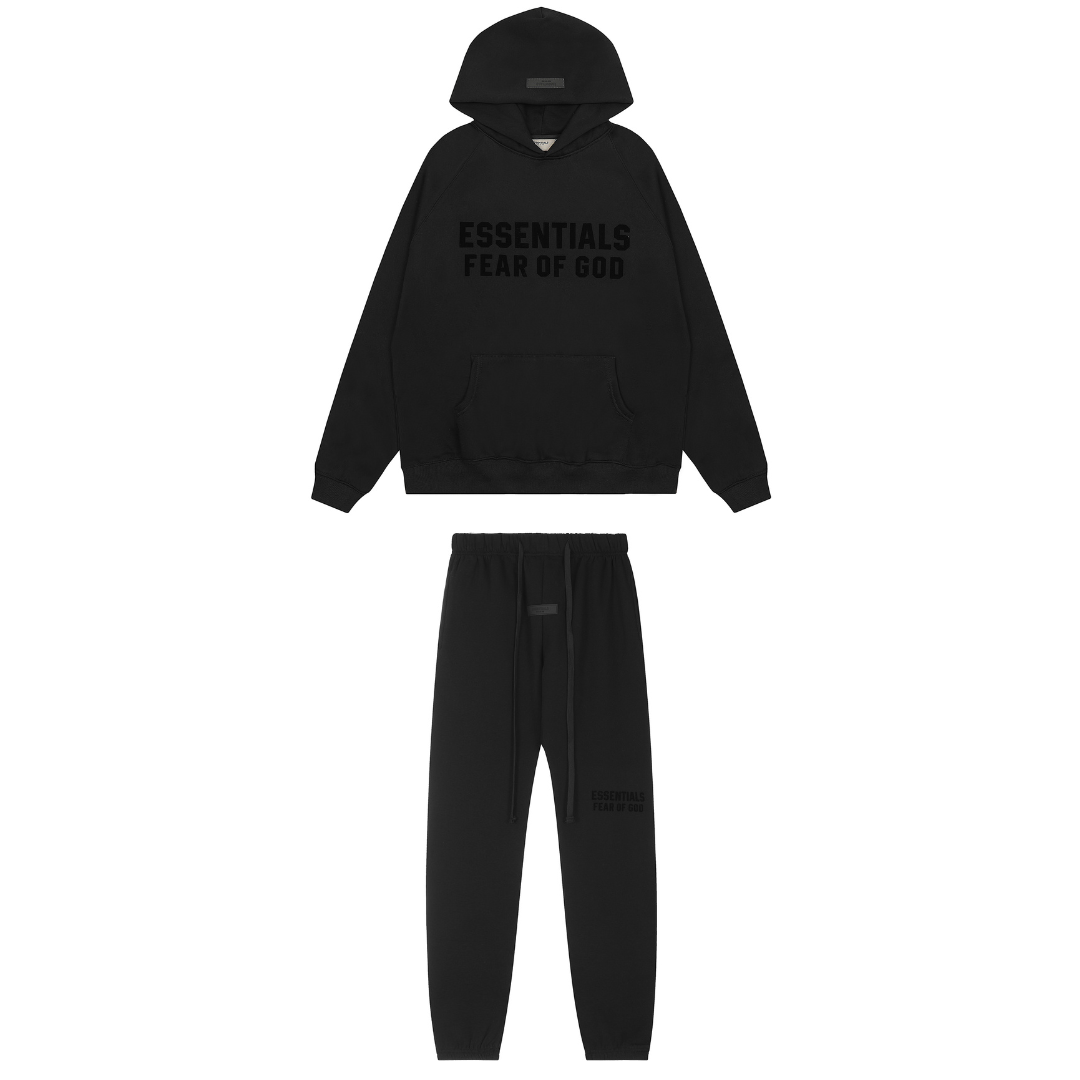 Chándal negro Fear of God de Essentials