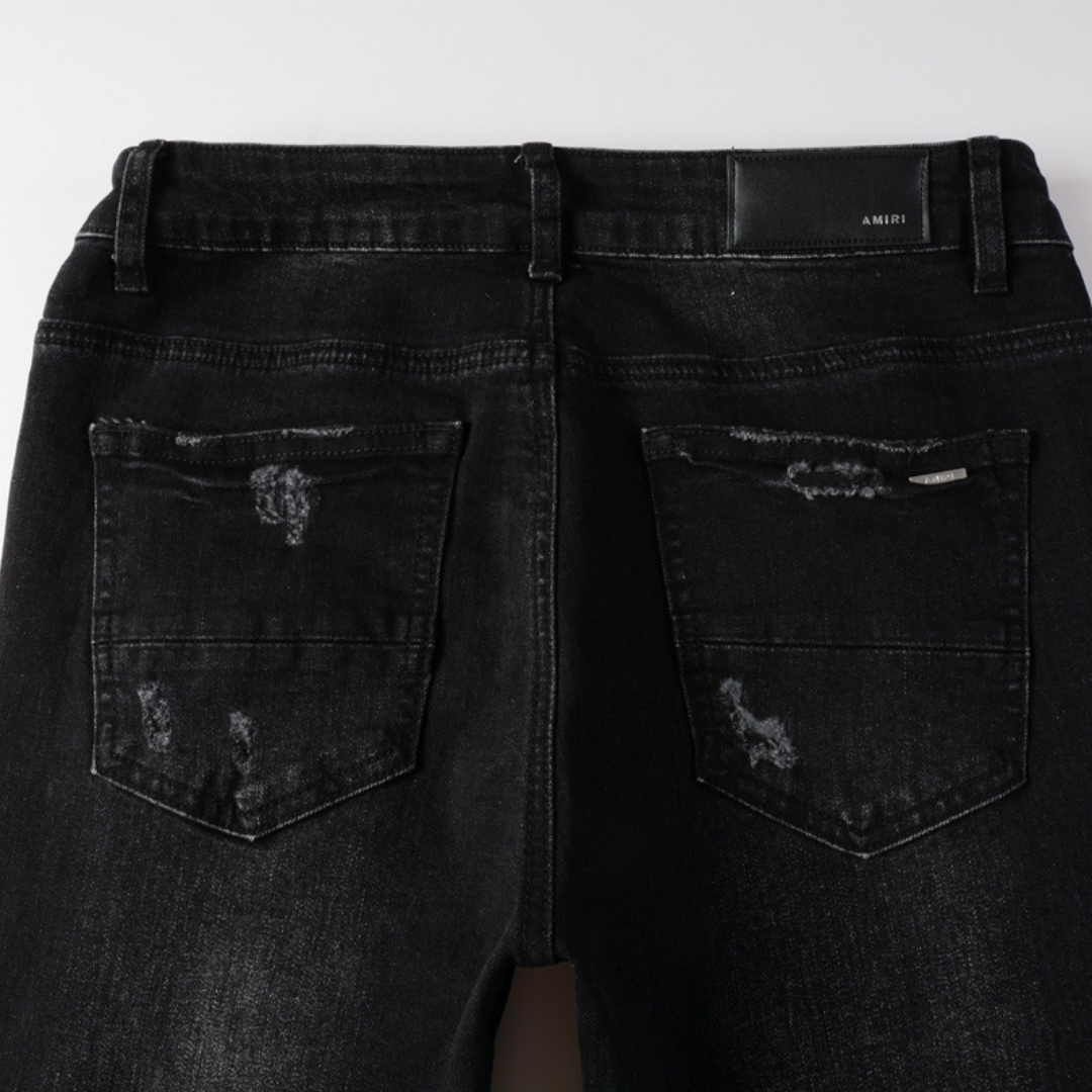 Amr M.A Bar Patch Jeans