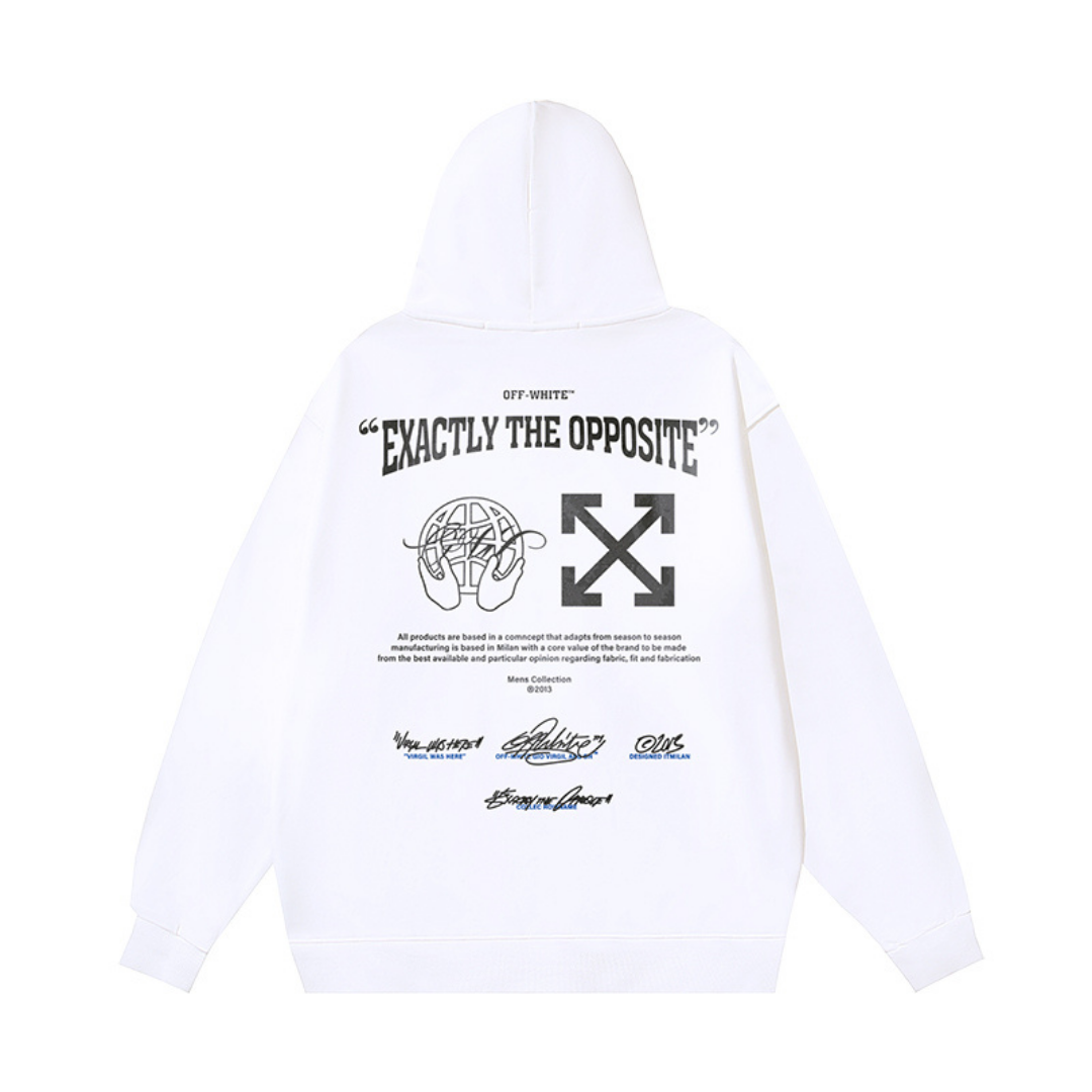 Sweat à capuche Off Monogram