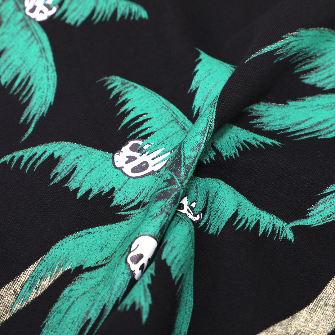 T-shirt Palm Angels Palmier et Crânes
