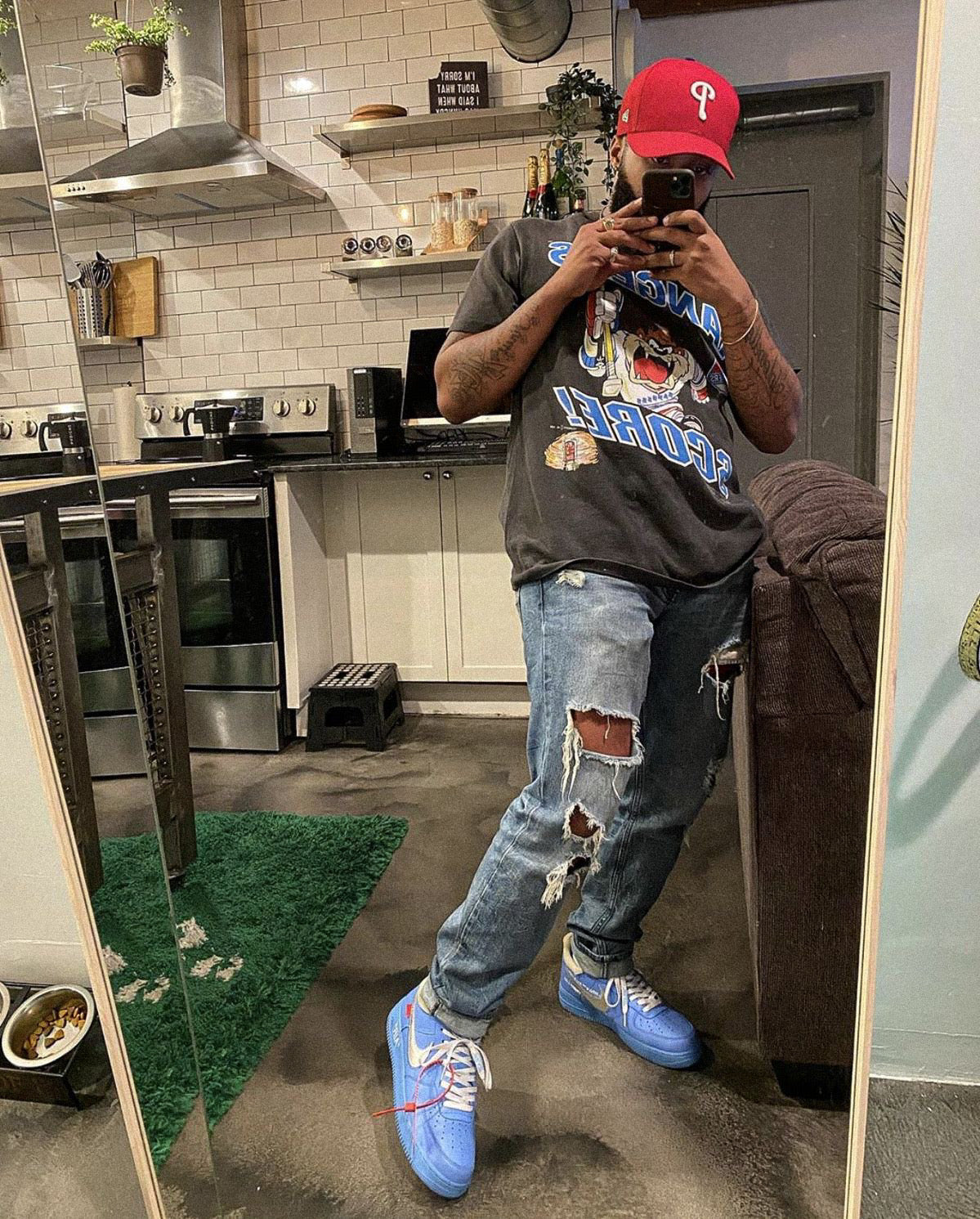 AF1 x Off Bleu Université