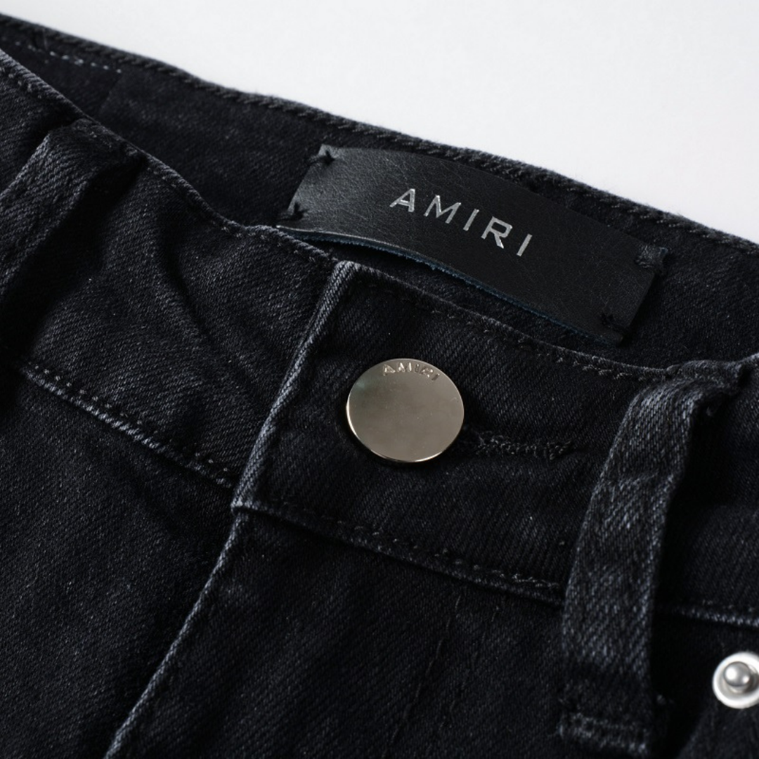 Amr Blue Star Patch Jeans