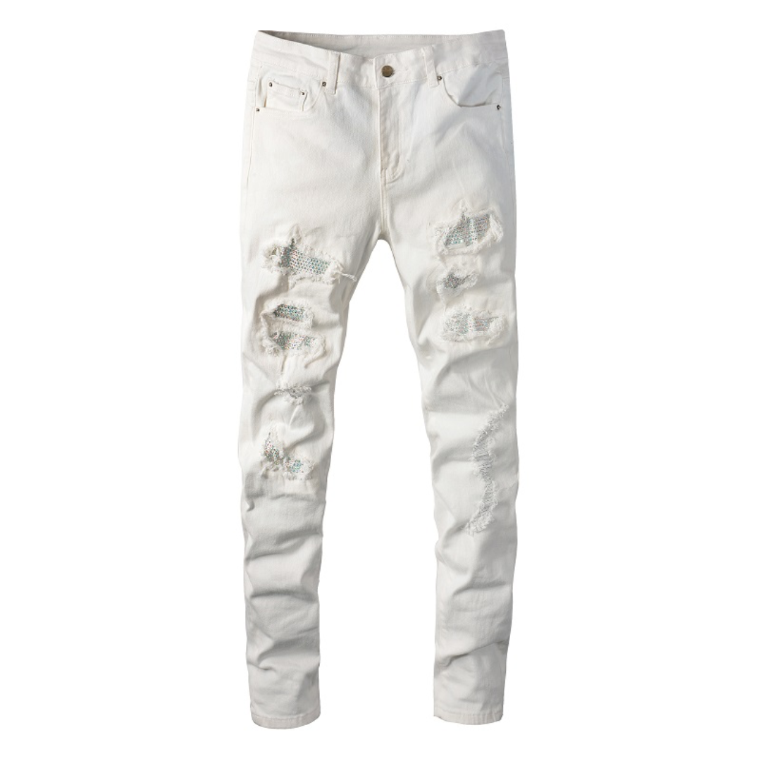 Amr White Jeans