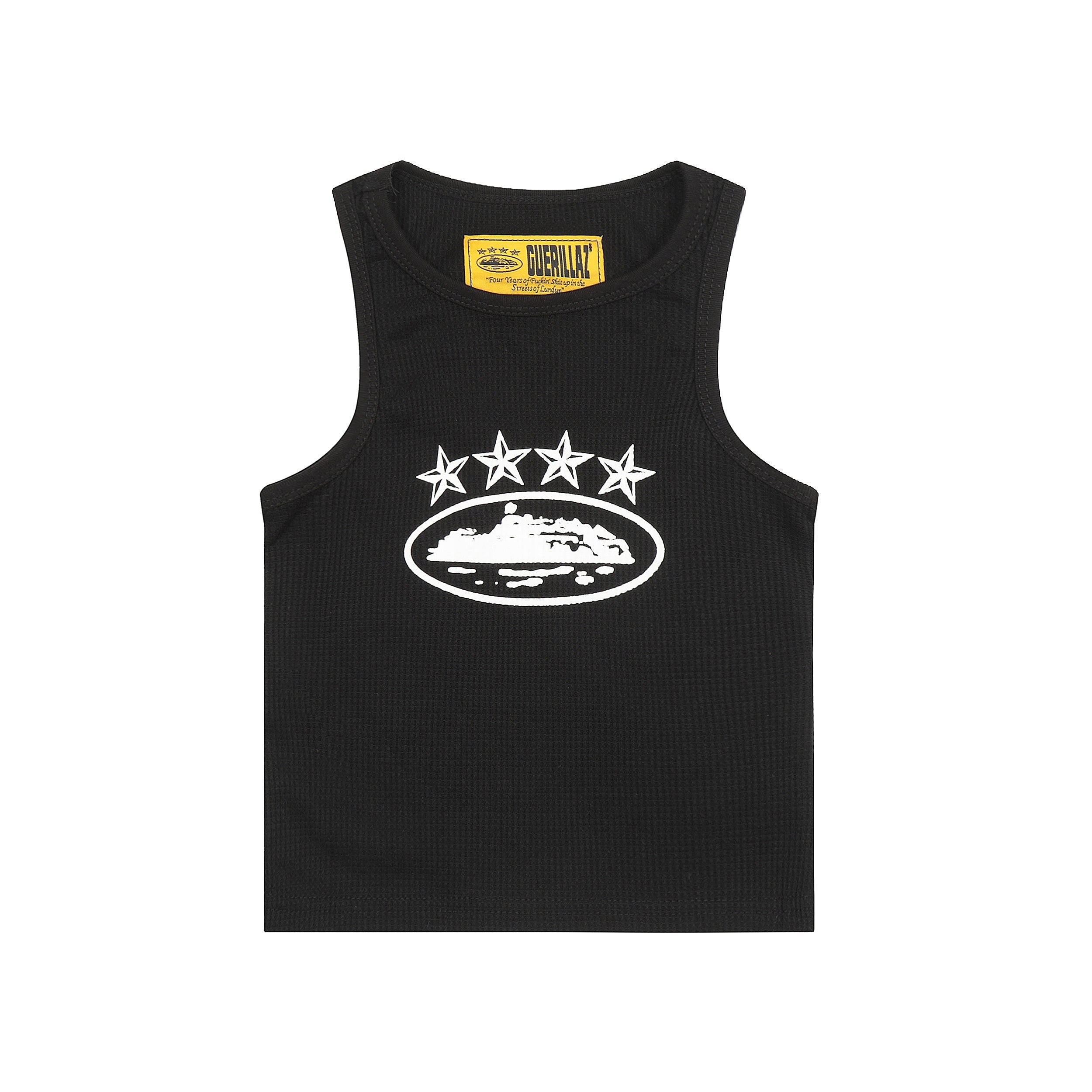 Alcatraz 4 Starz Black Tank Top