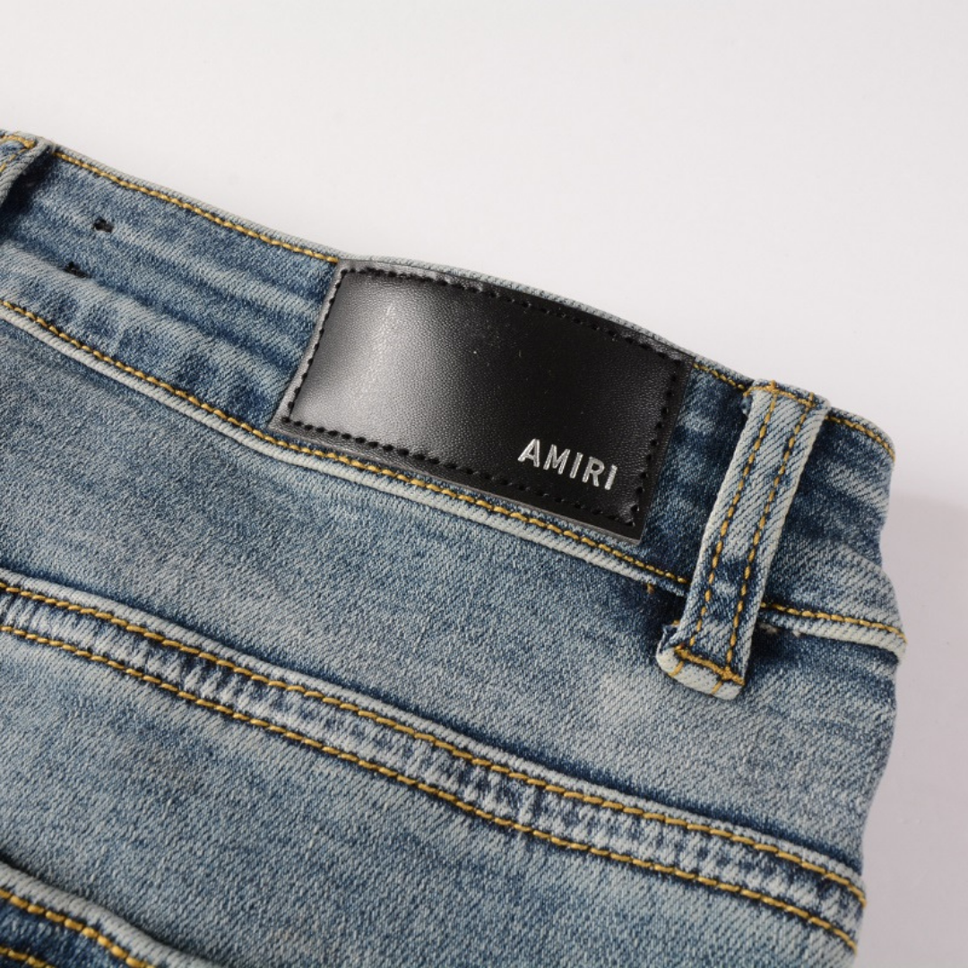 Amr Black Logo Jeans