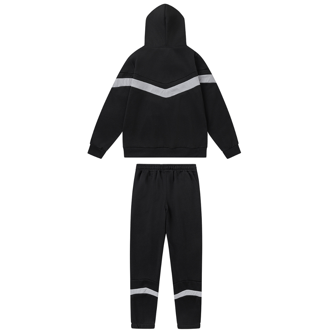 Decoded V-Stripe Black Tracksuit