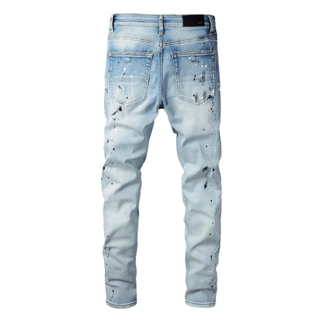 Amr Paint Drip Jeans