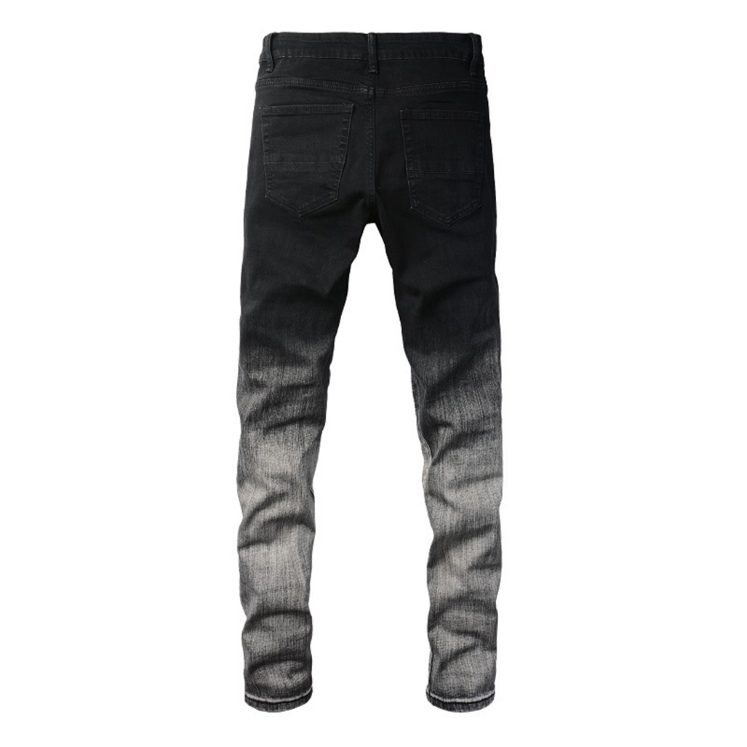 Amr Gradient Black Jeans