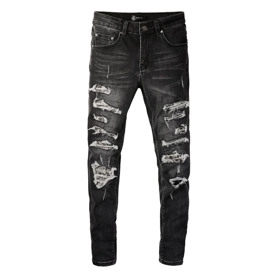 Amr Bandana Black Jeans