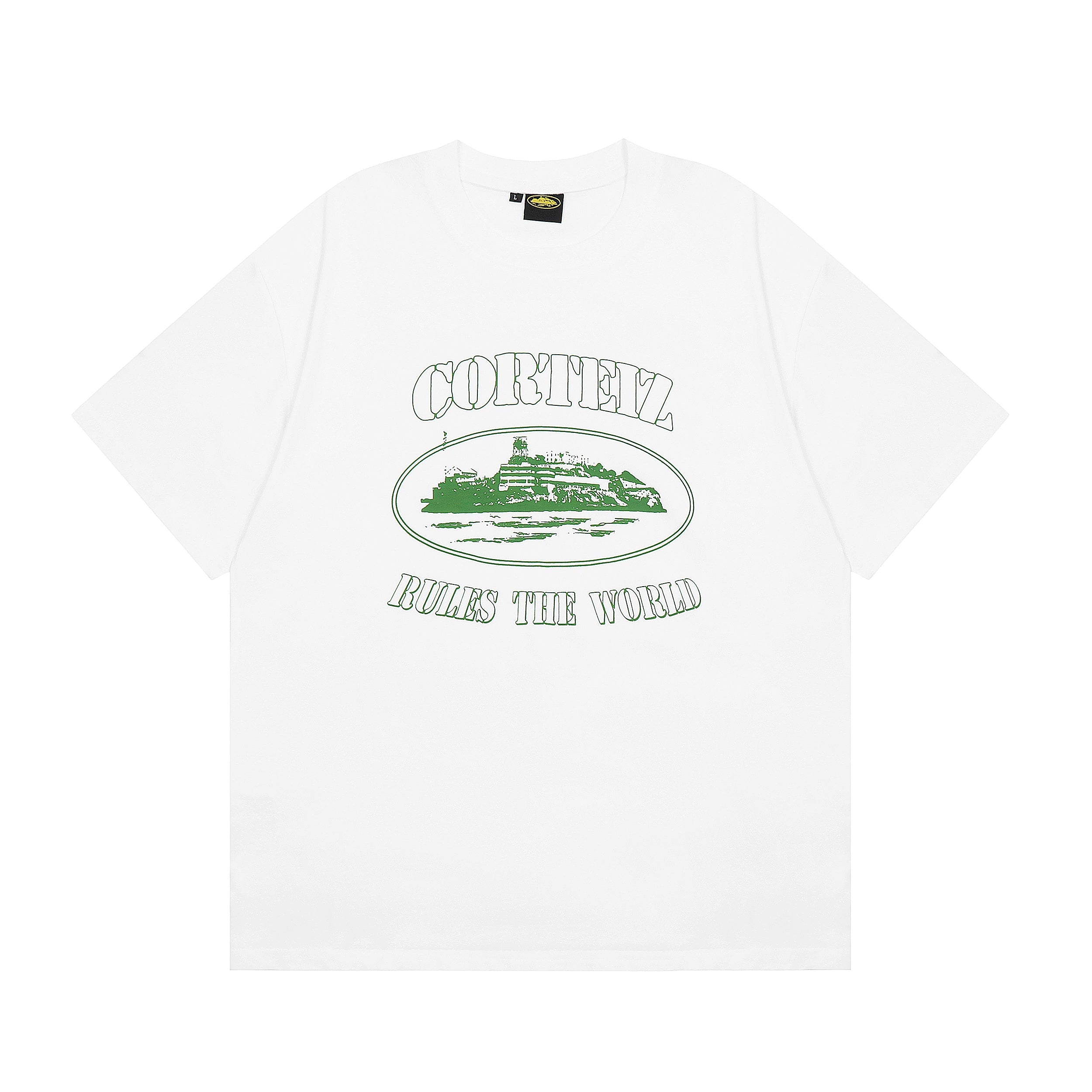 Alcatraz White Green T-shirt