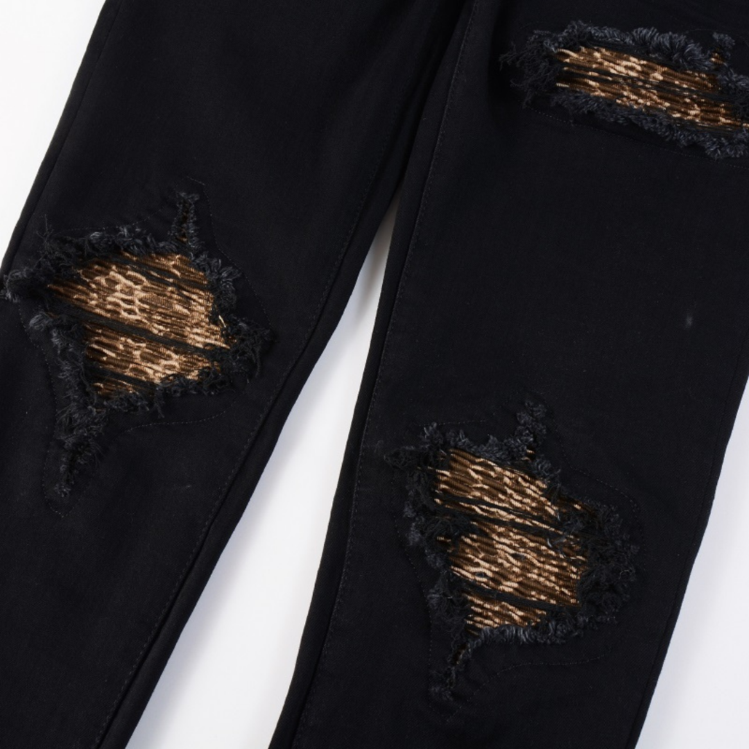 Amr Black Camo Jeans