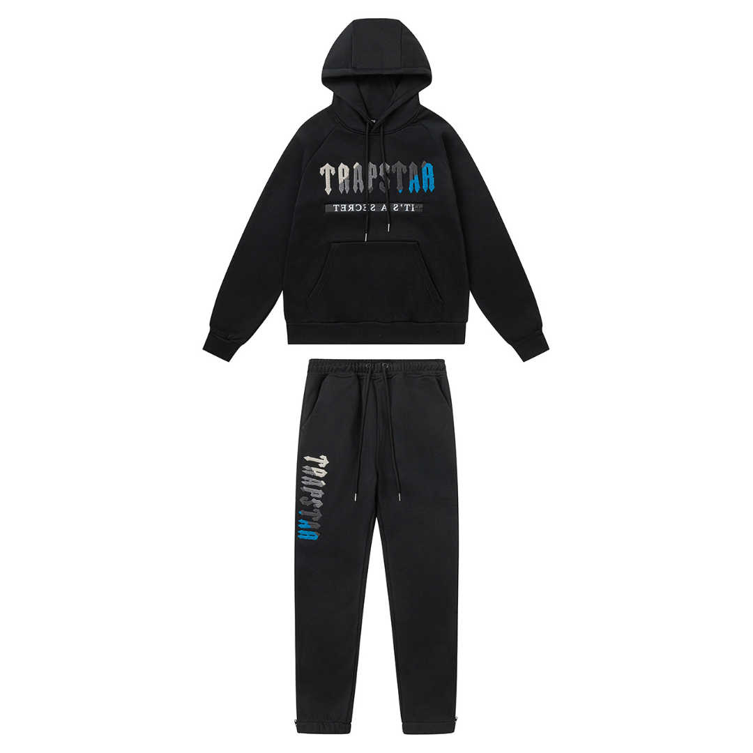 Decoded 2.0 Hooded Black Blue Tracksuit