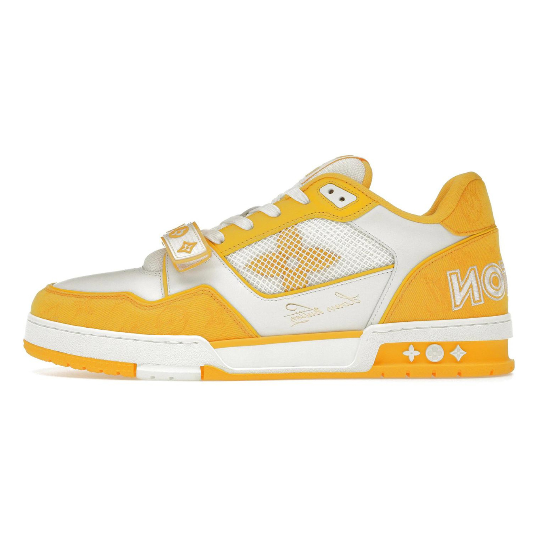 LV Monogram Yellow Denim Trainer