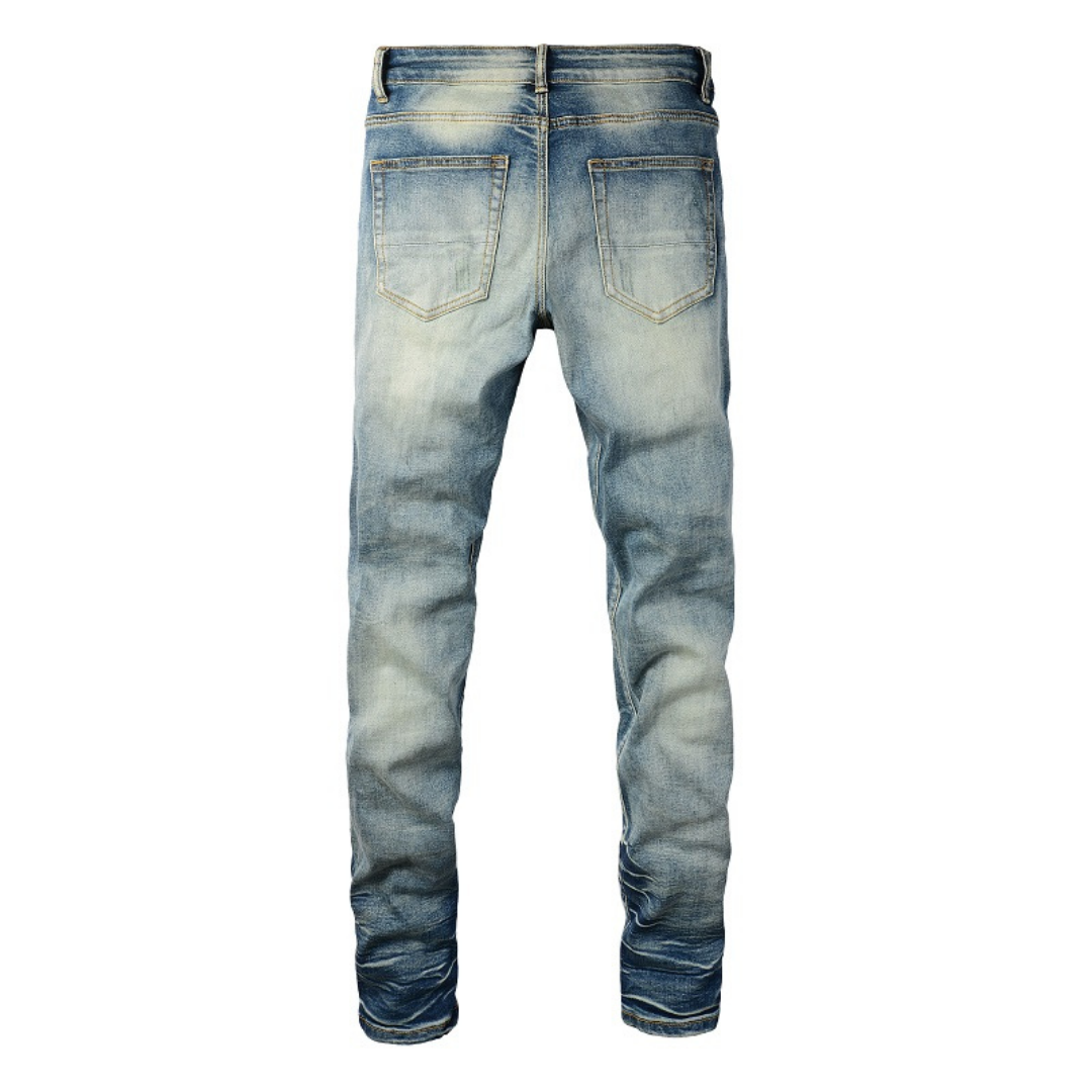 Amr MX1 Distressed Blue Jeans