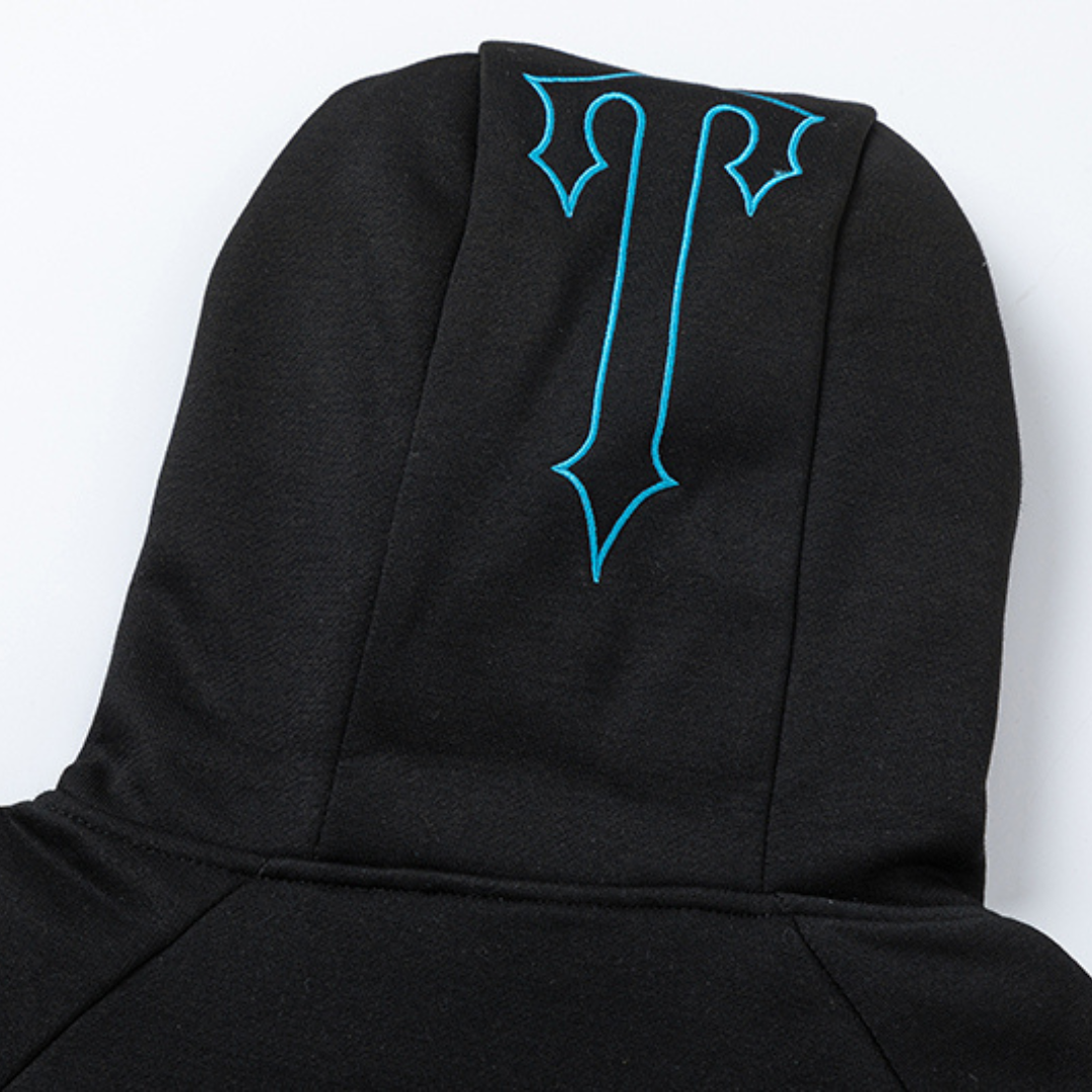 Decoded 2.0 Hooded Black Blue Tracksuit