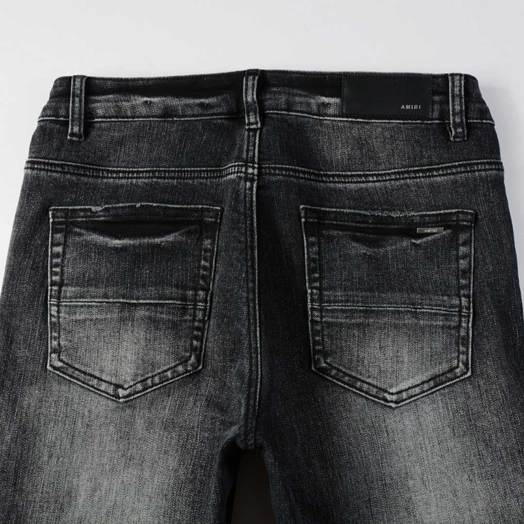 Amr Angel Logo Patch Jeans