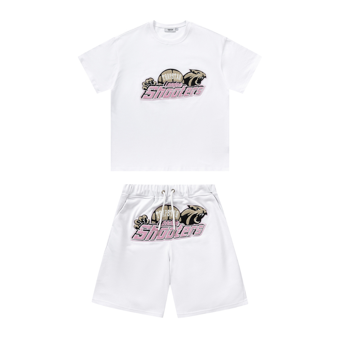 Shooters White Short Set