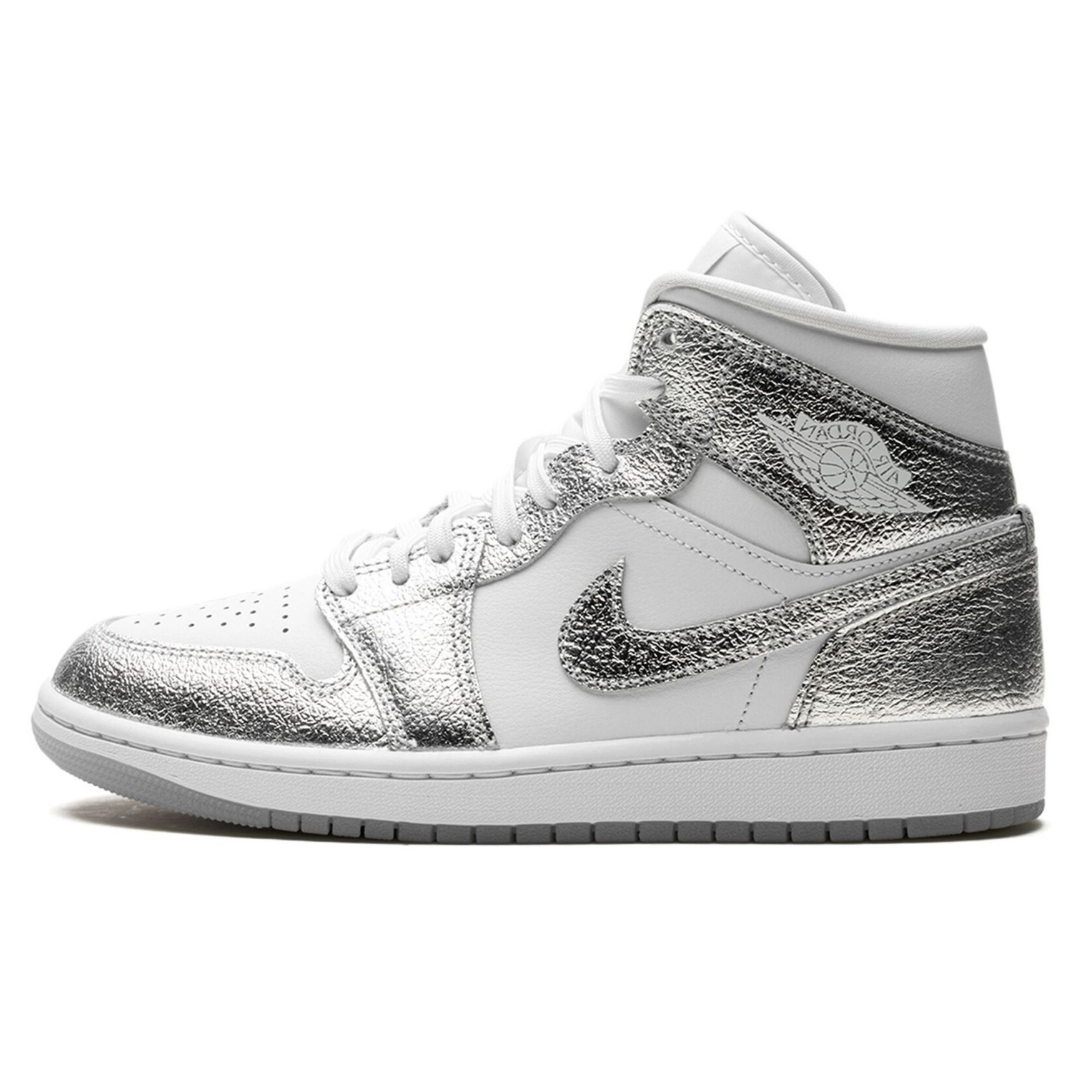 J1 Retro Mid "Metallic Silver"