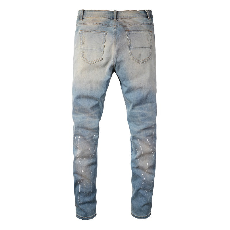 Amr Diamonds Blue Jeans