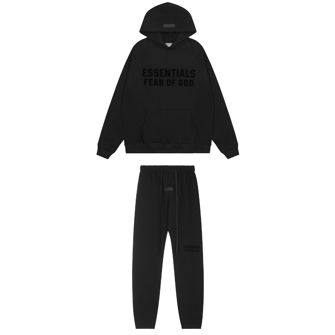 Essentials Fear of God Black Tracksuit