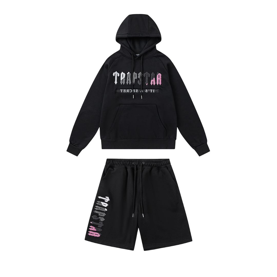 Decoded 2.0 Hooded Black Pink Tracksuit