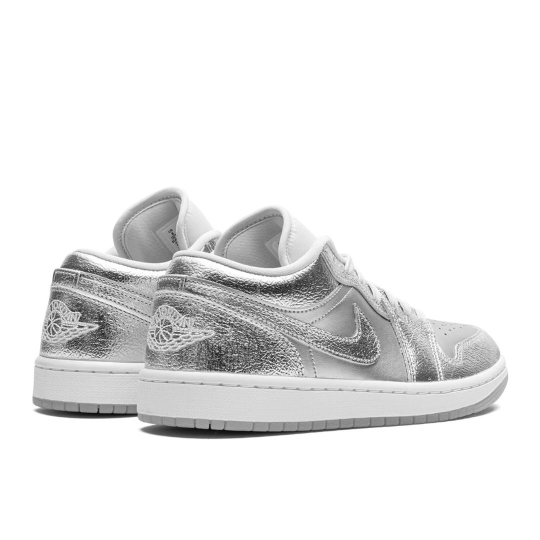 J1 Low Retro Metallic Silver