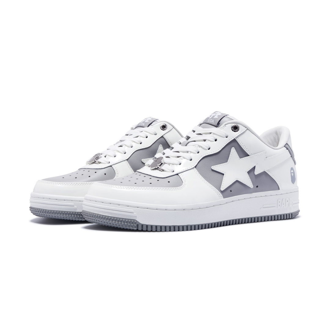 Bape Bapesta White Grey