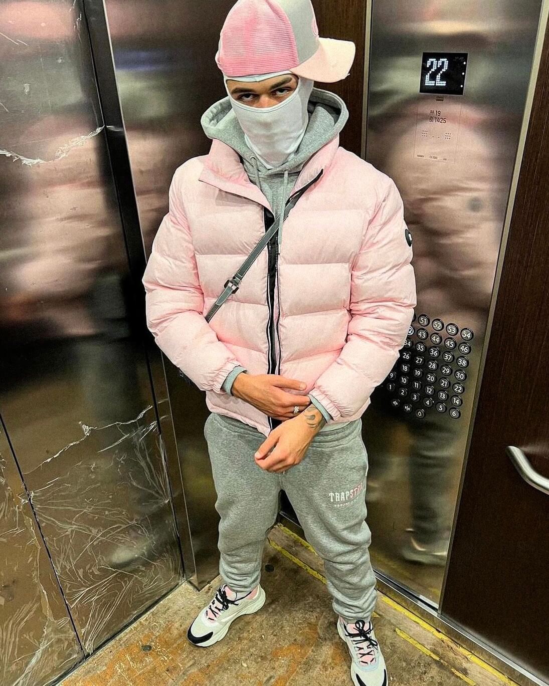 Decoded 2.0 Hooded Pink Tracksuit