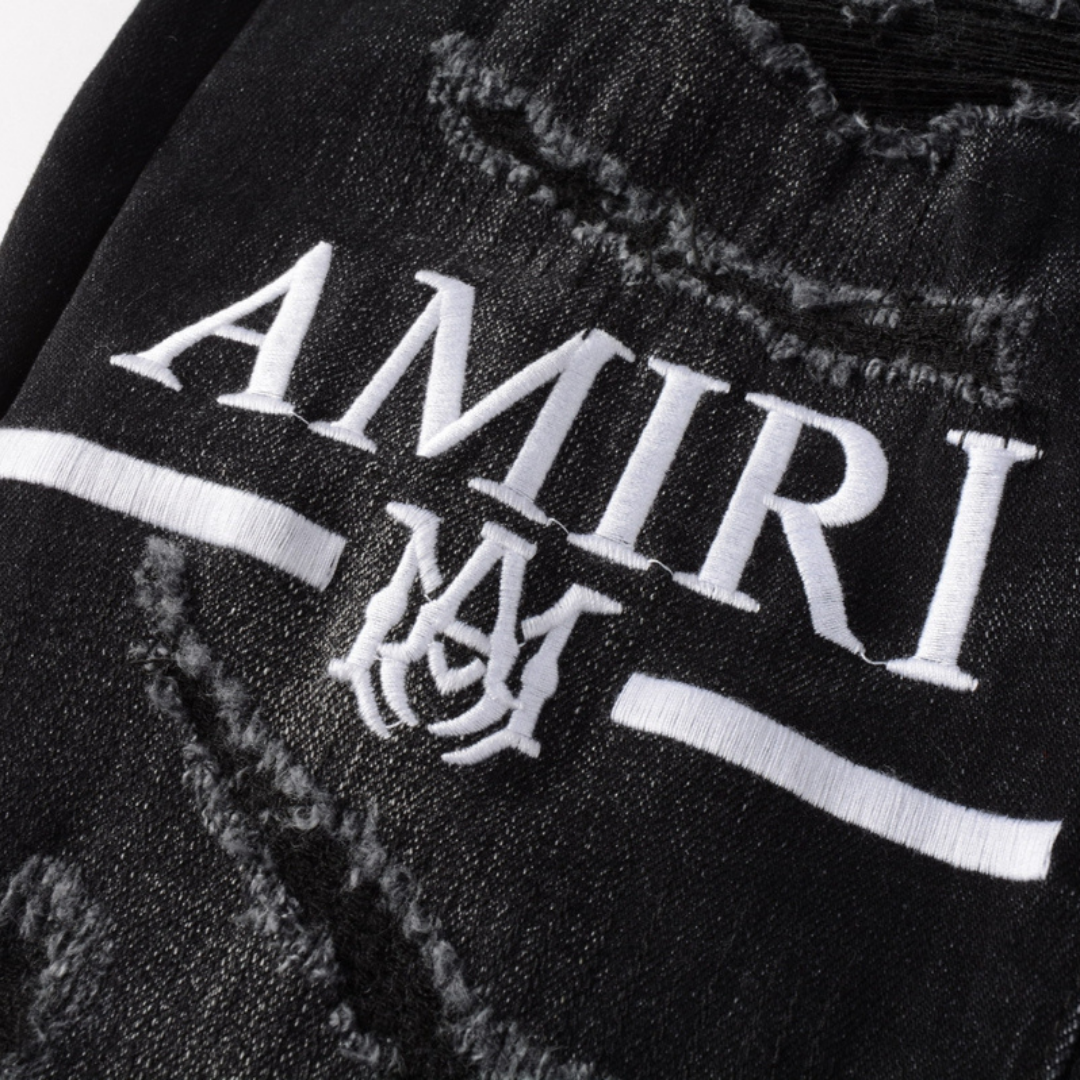 Amr M.A Bar Patch Jeans