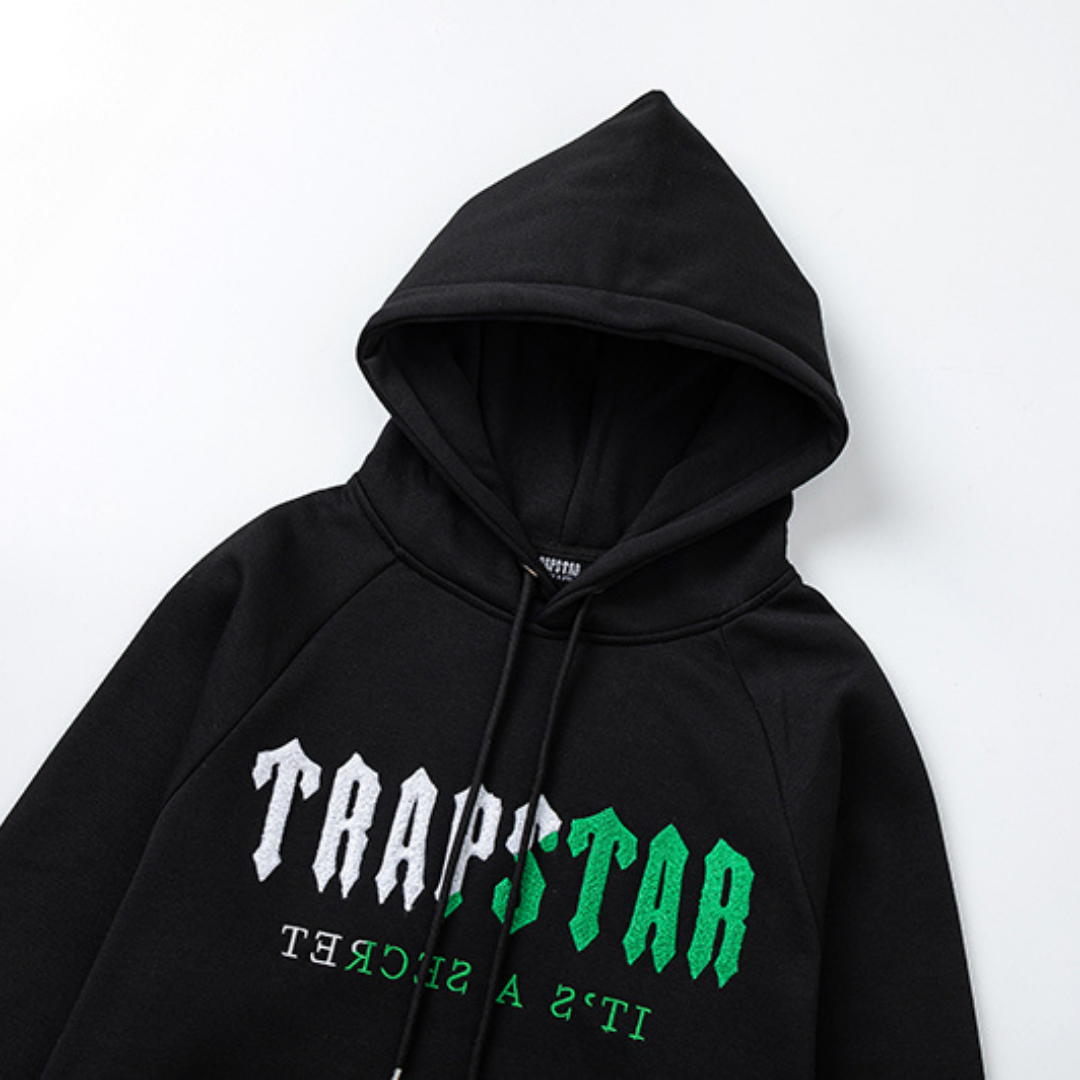 Decoded 2.0 Hooded Black Green Tracksuit