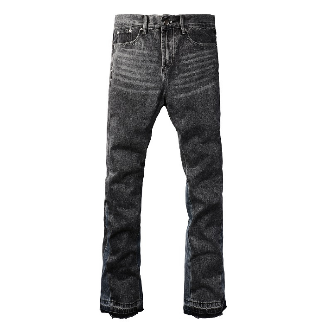 Amr Black Flared Jeans