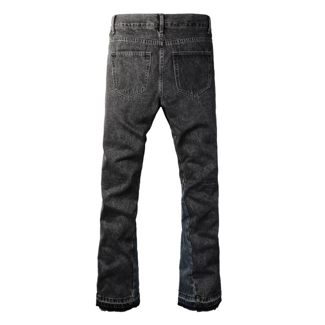 Amr Black Flared Jeans