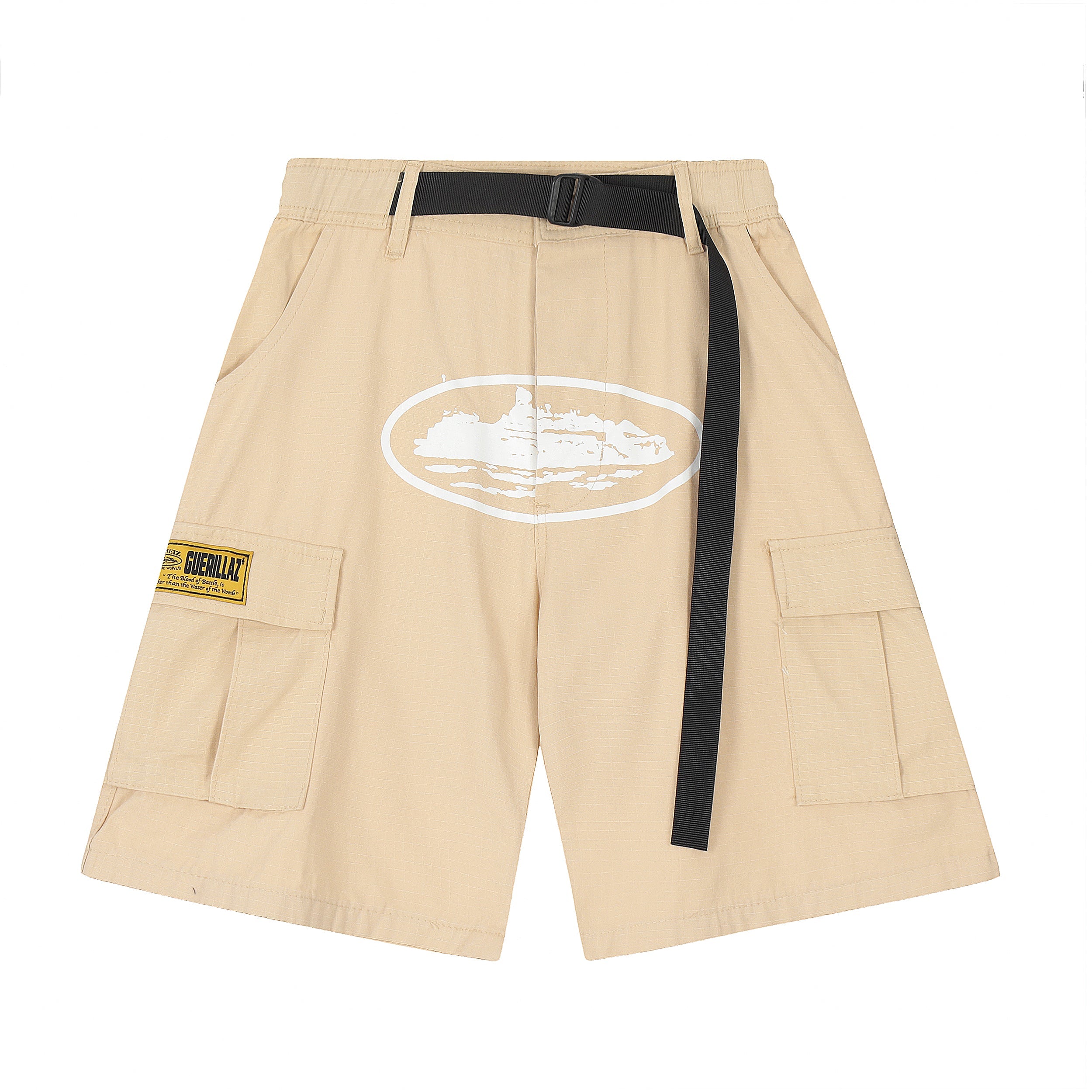 Alcatraz Cargo Beige Shorts