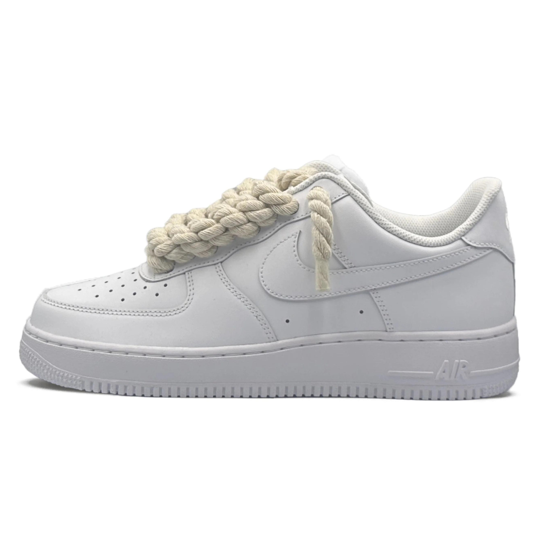 AF1 White - Beige Rope Laces