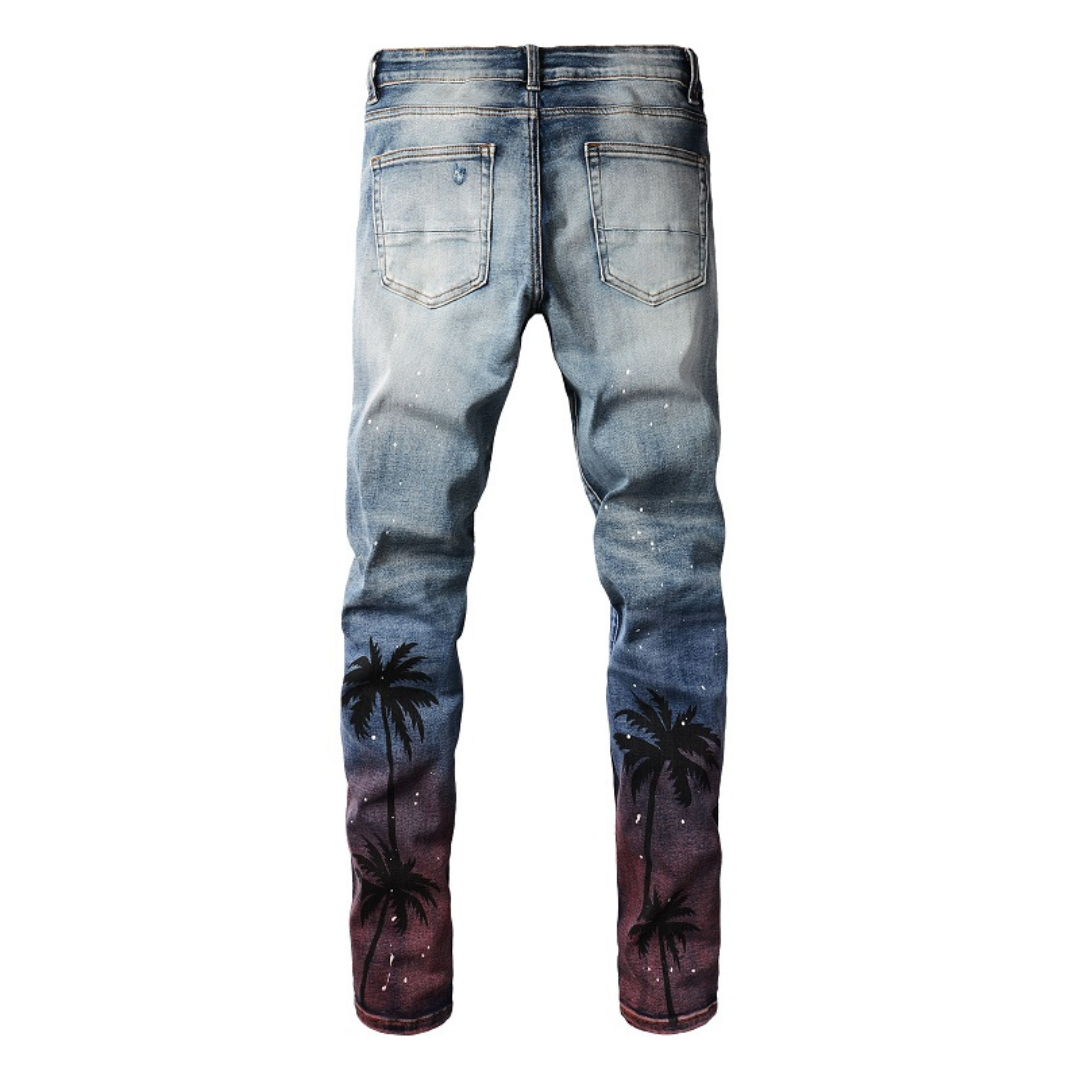 Amr Palm Blue Jeans