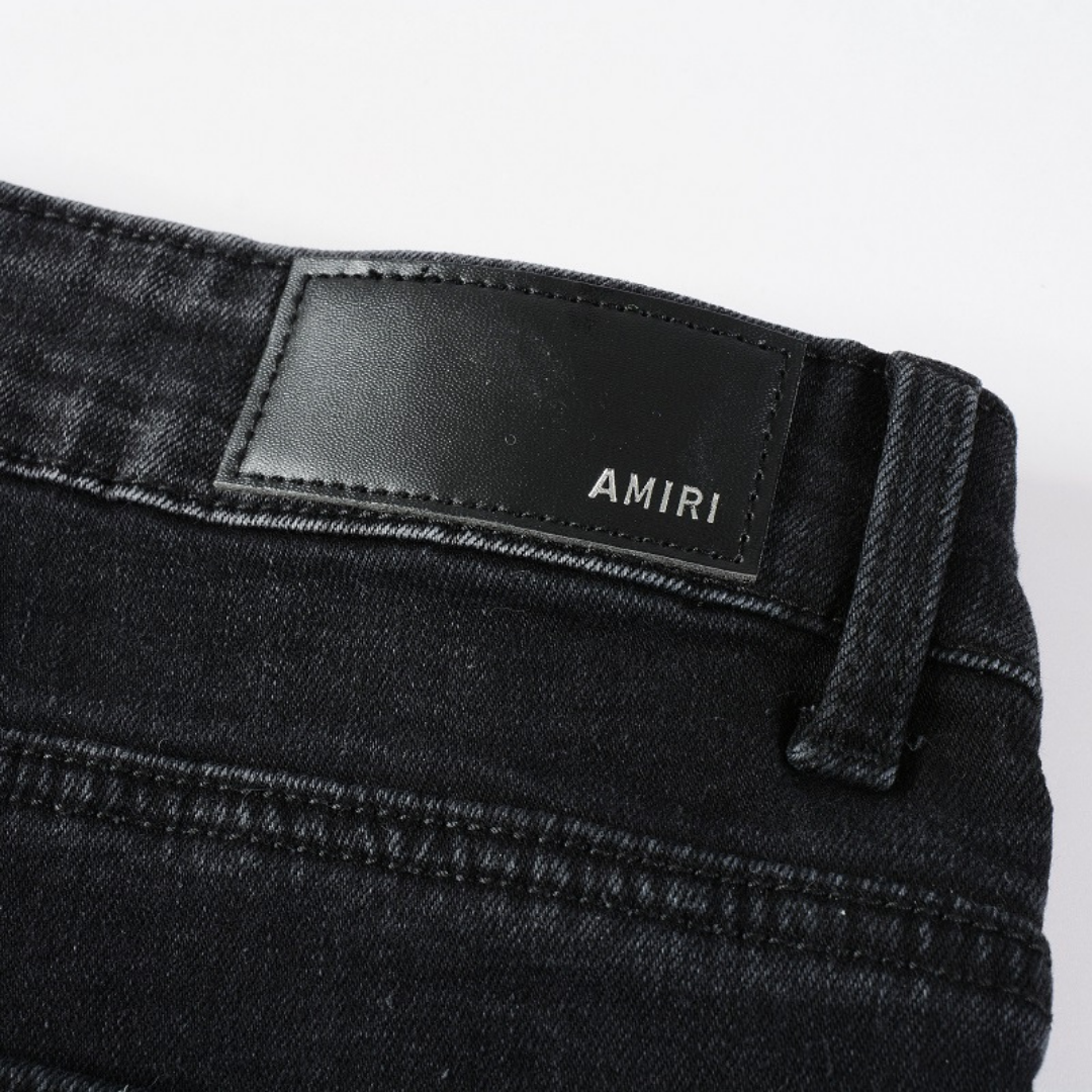 Amr Black Ripped Jeans